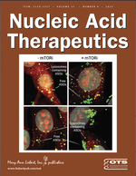 Shana's paper lands cover of Nucleic Acid Therapeutics
