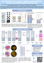 Development of a custom spatial -omics platform using a photolithographic DNA printer